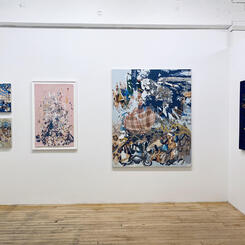 Installation View of A Visceral Pursuit