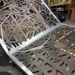 Particle Portal doors together in the studio