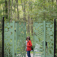 Nature Walk Gate with Ellen