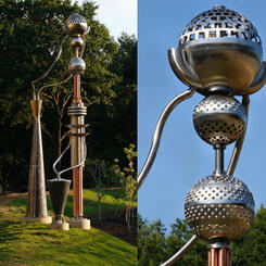 Percolare and detail of Element A 