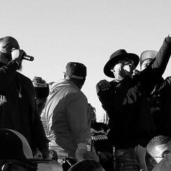 Von Vargas performing at the City/Poly Fest