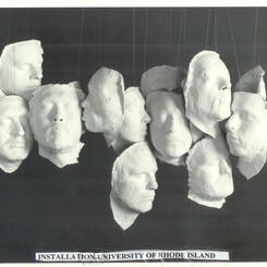 A Face In Time - Installation in the University of Rhode Island