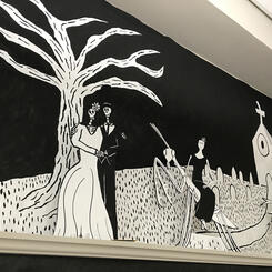 A lonely path in the Land of the Dead