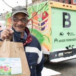 Food Truck Serving Local Produce to Residents in West Baltimore 