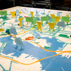 FutureSite Baltimore - Map with signs