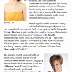 Jenny Lin and Lura Johnson at the American Art Museum