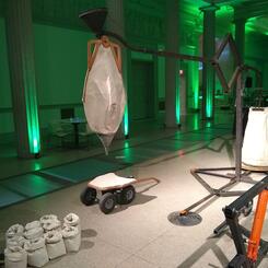 before  performance, installation at the Corcoran