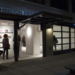 View into the gallery