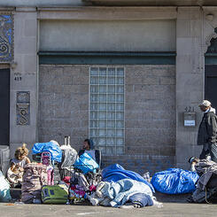 A Cold Morning in Skid Row