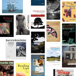 This image depicts a selection of titles that Gregg Wilhelm has shepherded to publication as an editor, designer, production manager, marketer, and/or publisher.