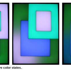 Relevator light painting.