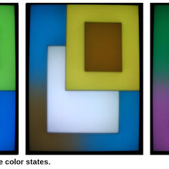 Relevator light painting.