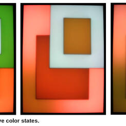 Relevator light painting.