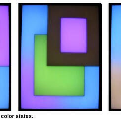 Relevator light painting.