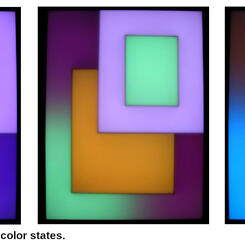 Relevator light painting.