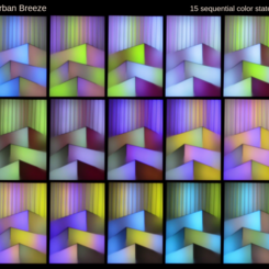 Urban Breeze - a light painting.