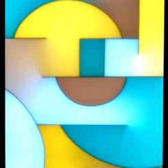 H'arp, a light painting.