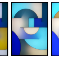 H'arp, a light painting.  