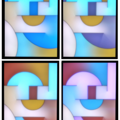 H'arp, a light painting.