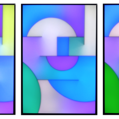 H'arp, a light painting.