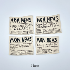 Mom News! signs