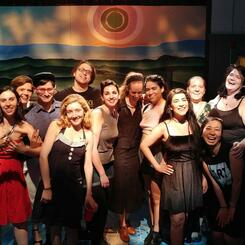 Cast of The Rep (with LA LLORONA playwright Cecelia Raker)
