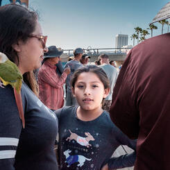 The bird sleeps through it all.