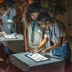 Eye of Djerba - Sand piles
