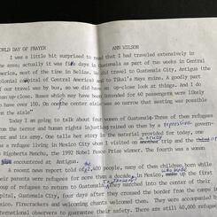 Ann's talk on Guatamala