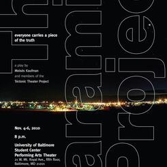 Laramie Project poster for Spotlight UB