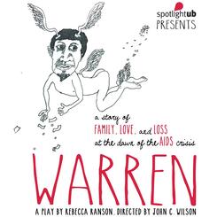 Poster for Warren featuring drawing by Warren Johnston