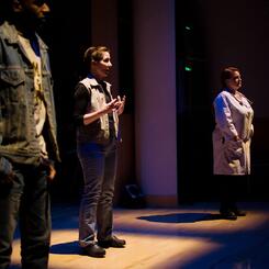 scene from Laramie Project presented by Spotlight UB