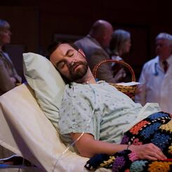 scene from Warren, an AIDS play by Rebecca Ransom