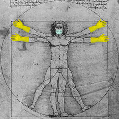 Vitruvian Man during Coronavirus (2020)
