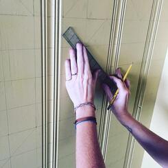 Lazy Whale Mural: Drawing