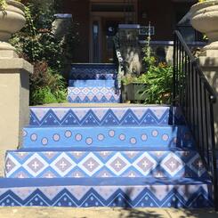 Completed Lower Folk Art Steps