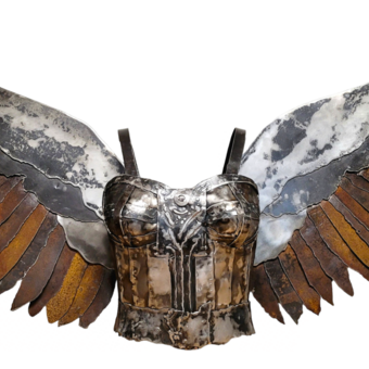 Freedom - Steel bodice with wings