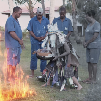 Video Still, "Journey of the Invader Spirit" 