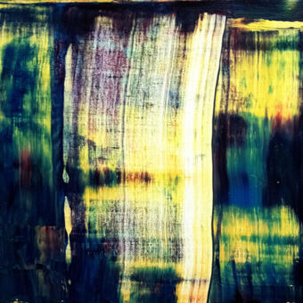 mixed media on canvas