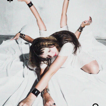 girl with arms sprouting