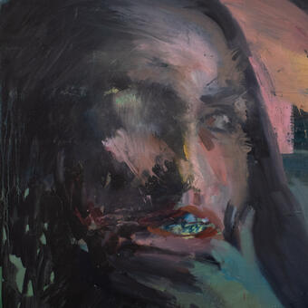 Oil portrait painting