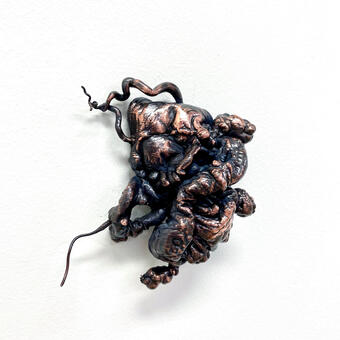 Small electroformed sculpture