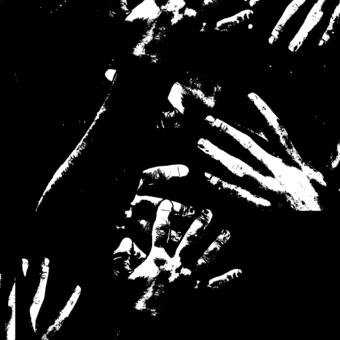 Black & white hands reach for eachother