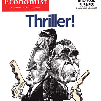 The 2000 US Presidential election was a toss up and a mess up.