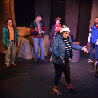 Full cast of From East, Like the Sun