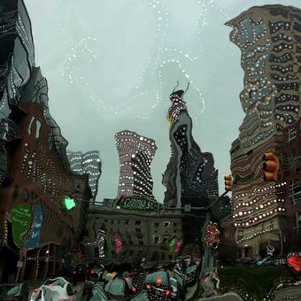 A reimagined street in Baltimore