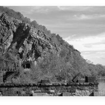 Rocky mountain captured at Harpers Ferry, WV.