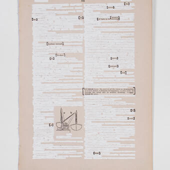 This work consists of page 341 of Funk and Wagnall's New Practical Standard Dictionary (1947), redacted to redefine the word "Daydream."