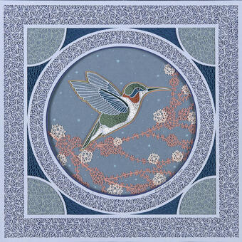 Ruby Throated Hummingbird