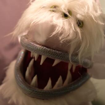 Toothy Creature puppet from H.T. Darling's Incredible Musaeum